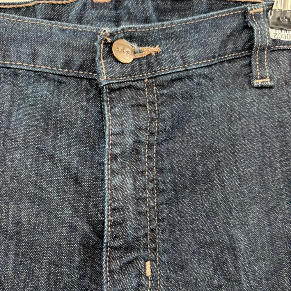 Carhartt FR Mens 36x30 Blue Denim Work Pants Arc Rated NFPA 2112 Flame Resistant